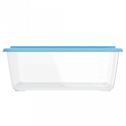 Контейнер для продуктов Гурман 3,5л, 26,6х19,8х9,8см, полипропилен, подходит для СВЧ и заморозки (Россия) - Домашняя мода фото 4