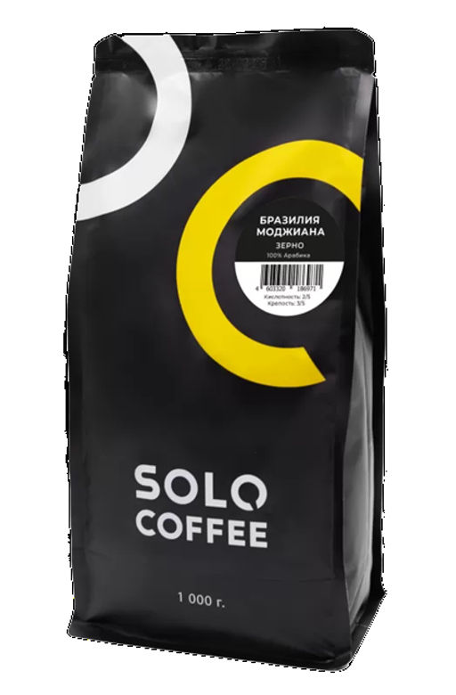 Кофе в зернах Solo Coffee Бразилия Моджиана (100% арабика), свежеобжаренный  фото 5