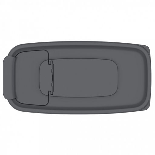 Контейнер для сыпучих продуктов 1л, 17х8,5х10,5см, полипропилен, дымчатый (Россия)