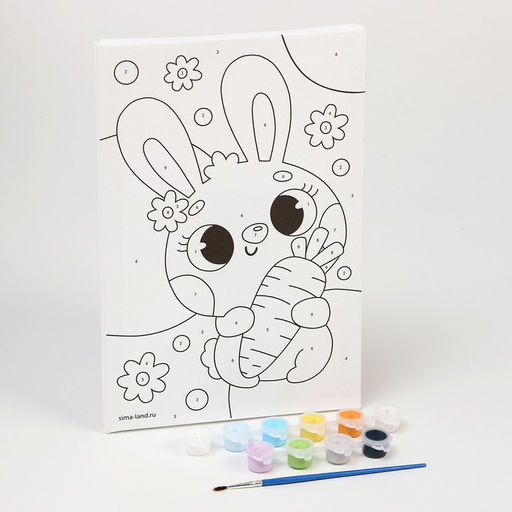 Картина по номерам Любопытный зайчик, 20 30 см - Школа талантов фото 4