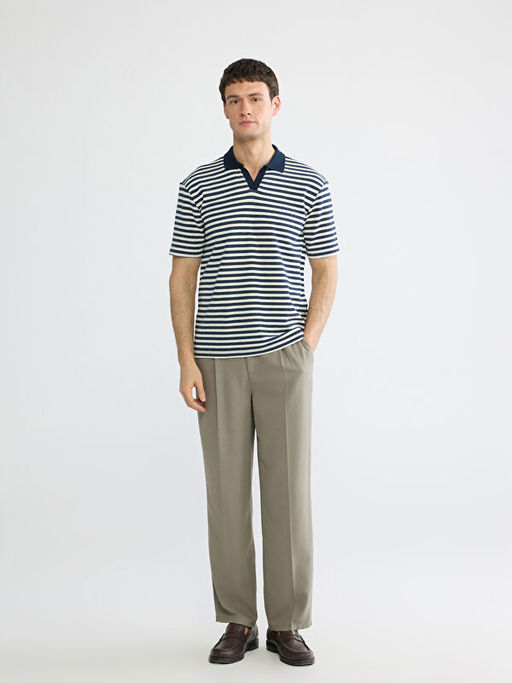 Polo Yaka ?izgili Erkek Ti??rt