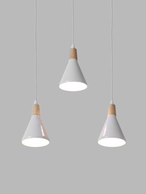 Светильник подвесной 10286/3, 3хE27, 40 Вт, белый