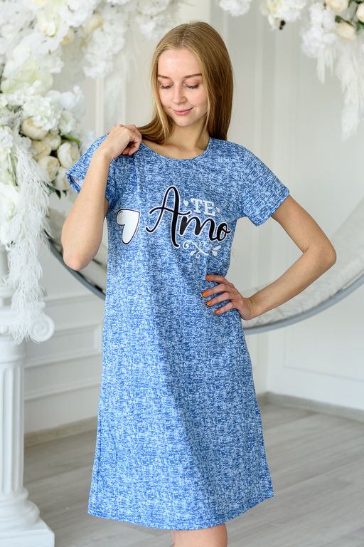 Туника женская из кулирки Медея березка - Амадэль фото 2