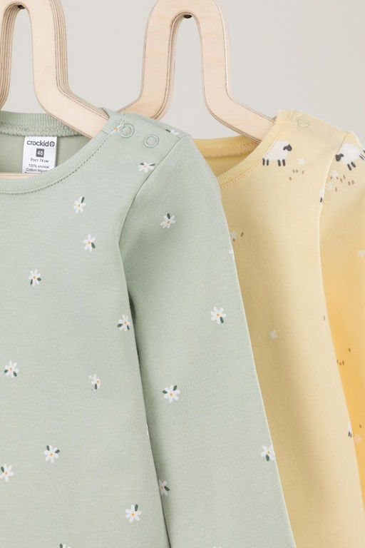 Crockid _ К 301944-2уп/маленькие овечки,поле с ромашками джемпер яс