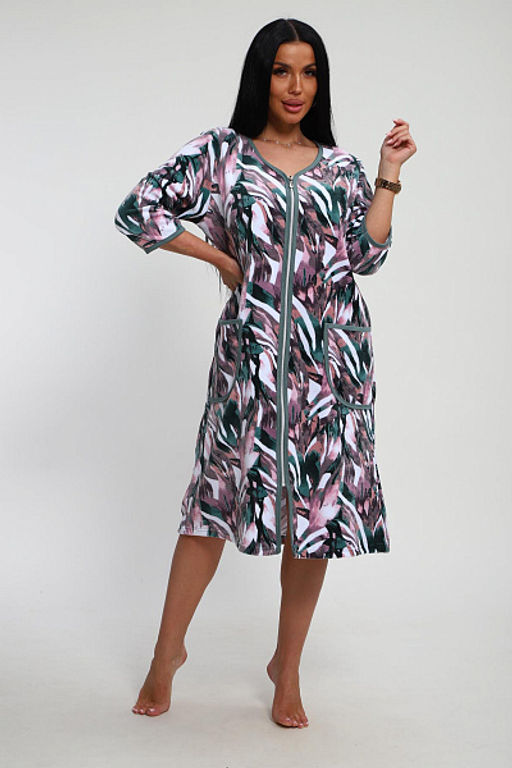 Халат велюровый на молнии (941-6) - Плиона фото 189