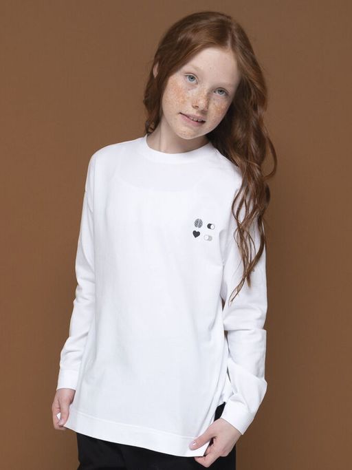 PELICAN, джемпер для девочек, Белый  фото 2