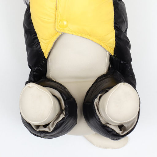 Комбинезон Анорак светоотражающий, размер 8 (ДС 19 см, ОГ 30, ОШ 22 см), чёрно-жёлтый - Simaland фото 9