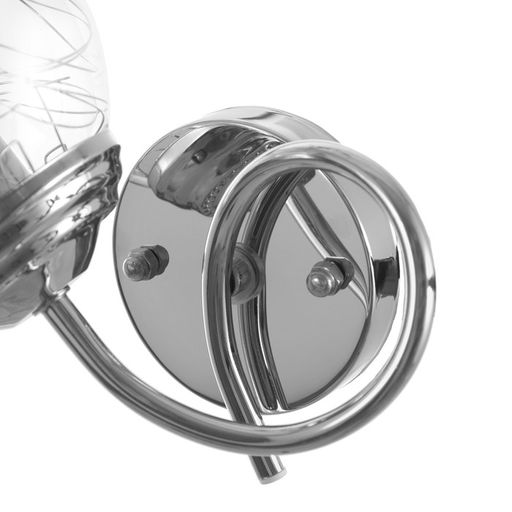 Бра «Франни», Е27, 40 Вт, 19×15×26 см, серебро