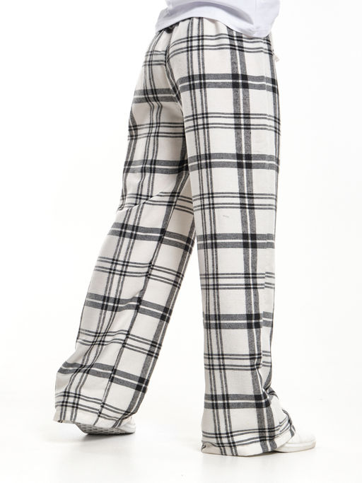 Брюки палаццо спортивные штаны для девочки одежда в клетку UD 5161 касар клетка - Mini maxi фото 5