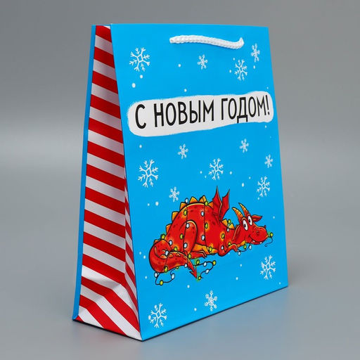 Пакет ламинированный вертикальный Сгораю для тебя, ML 21 х 25 х 8 см - Доступные радости фото 2