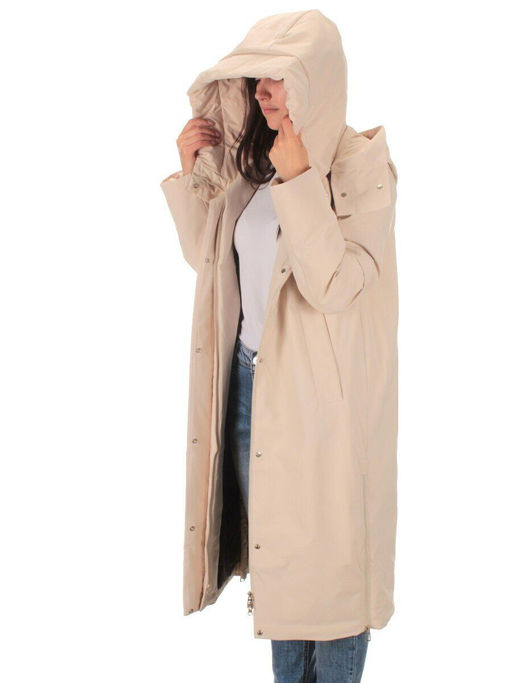 22377 BEIGE Пальто зимнее женское облегченное (150 гр. холлофайбера) - Fashion фото 10