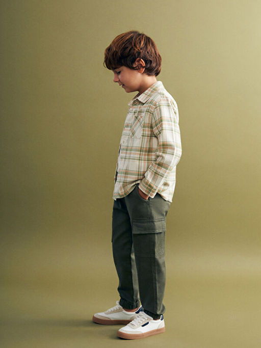 Beli Lastikli Erkek ?ocuk Kargo Jogger Pantolon