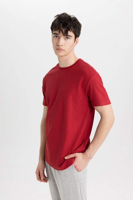 Regular Fit K?sa Kollu Pijama Tak?m? - Defacto фото 2