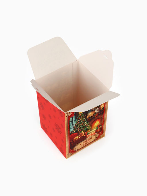 Цена за 3 шт. Коробка подарочная складная С Новым годом, 12?18?12 см