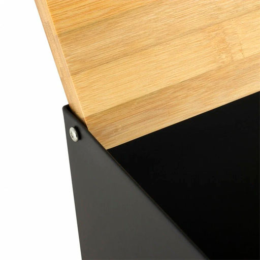 Хлебница нерж/бамбук 35,5*21,5*19,5 см, арт. 100805