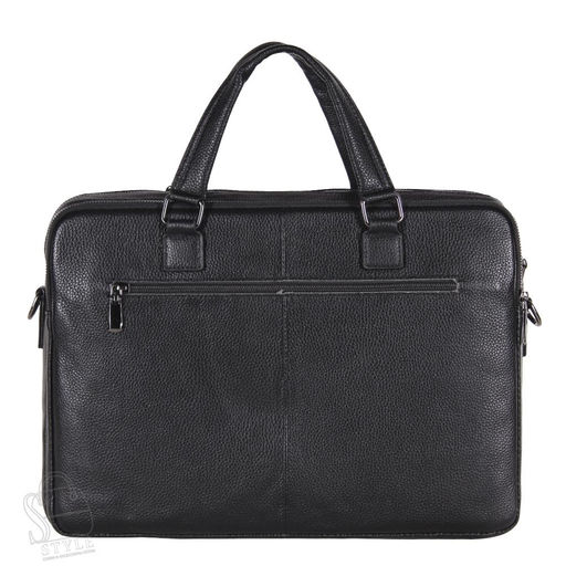 Портфель мужской кожаный 8212-8QH black Heanbag  в Новосибирске