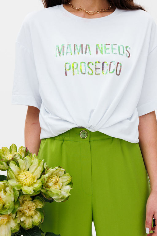 Футболка KOKOdea М21.24 белый+зеленый  фото 6