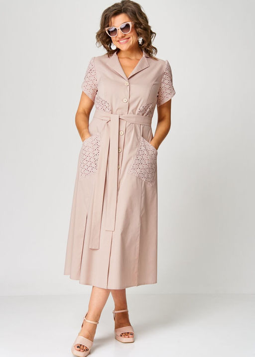 Платье EVA GRANT 7200В пудра