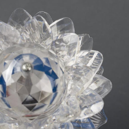 УЦЕНКА Световой прибор Цветок 12.5 см, свечение RGB, 220 В, белый - Luazon lighting фото 4