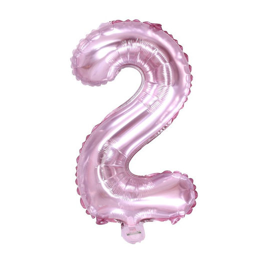 Воздушные шары фольгированные 16" «Набор цифры 0-9», для палочки, МИКС