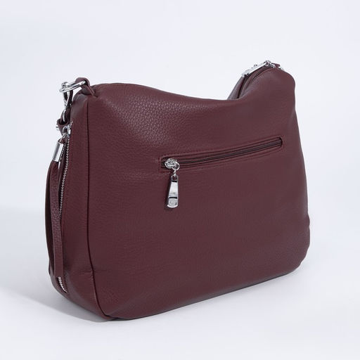 Сумка-мешок на молнии, цвет бордовый - Simaland фото 2