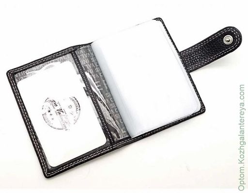 Женская кожаная визитница Sergio Valentini СВ 3184-010/9  фото 5