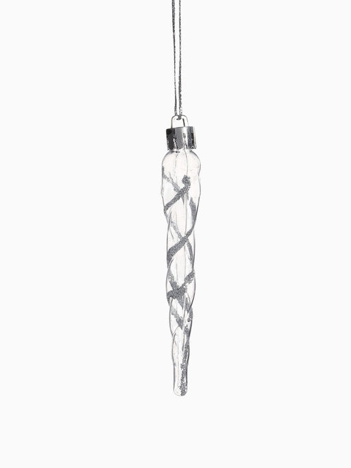 Ёлочные игрушки набор 6 шт. Сосулька Космин 11.51 см, прозрачный МИКС - Зимнее волшебство фото 12