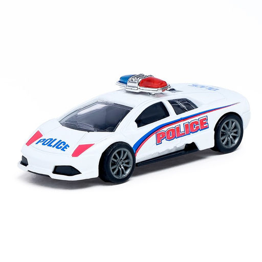 Машина металлическая Полиция, масштаб 1:50, инерция, МИКС - Автоград фото 4