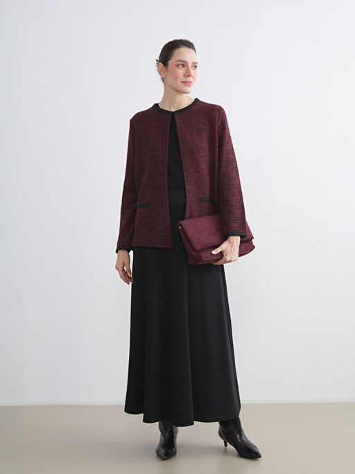 Bisiklet Yaka Dokulu Kad?n H?rka