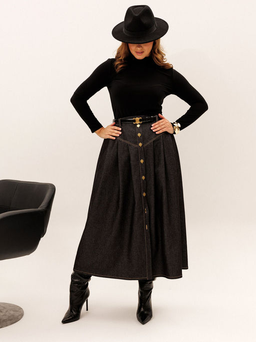 Юбка Liona Style 949 черный