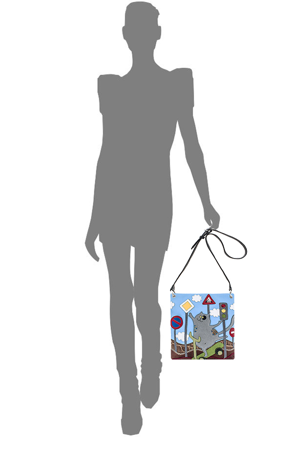 Сумка с аппликацией ЛИКВИДАЦИЯ КОЛЛЕКЦИИ ДС-144-79 черный