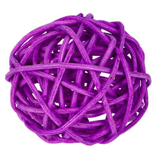 Blumentag BRF-7 Шар декоративный из ротанга d. 7 см 6 шт. №03 св. зеленый  фото 5