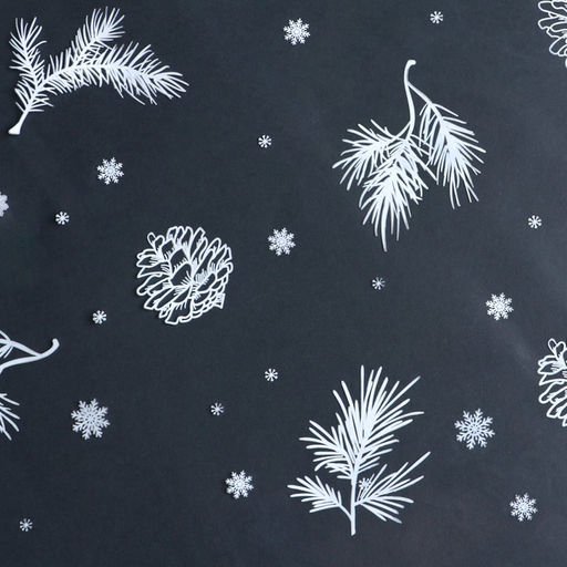 Плёнка глянцевая Шишки, белая, 1 5.2 м - Дарите счастье фото 5