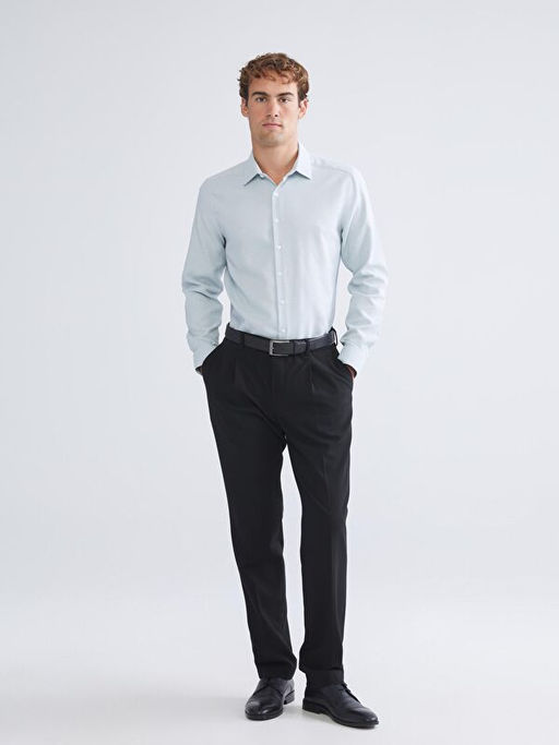 Slim Fit Uzun Kollu Arm?rl? Erkek G?mlek