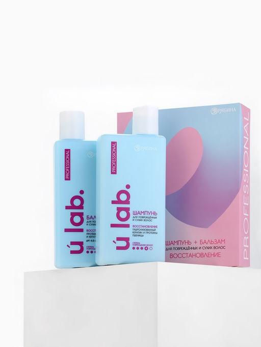 Подарочный набор «Восстановление»: шампунь 250 мл, бальзам 250 мл, URAL LAB