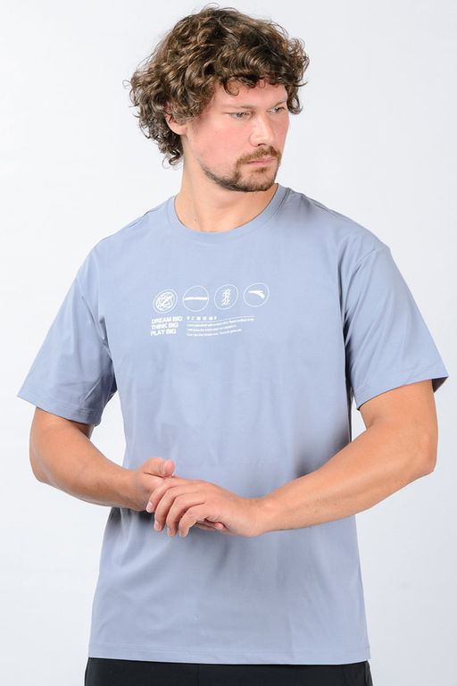 Футболка к/р Серый - Anta фото 3