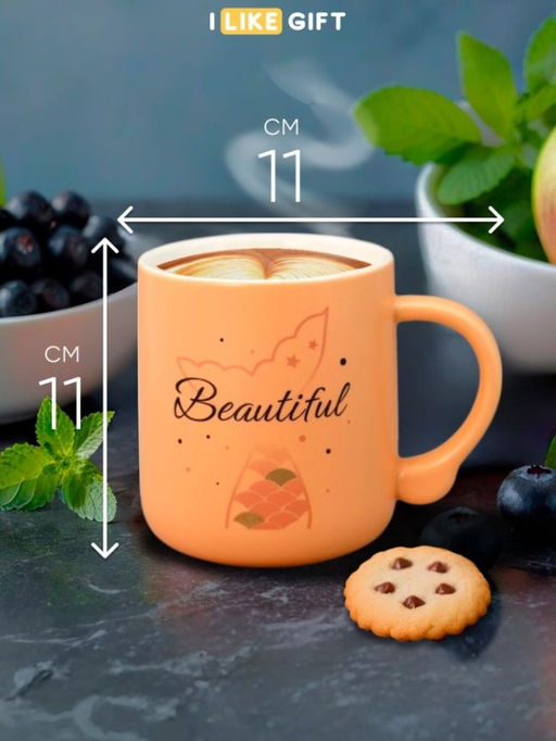 Кружка "The mermaids tail", orange