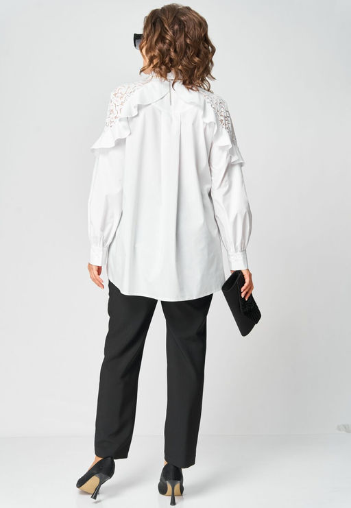 Блуза EVA GRANT 7174-1 белый