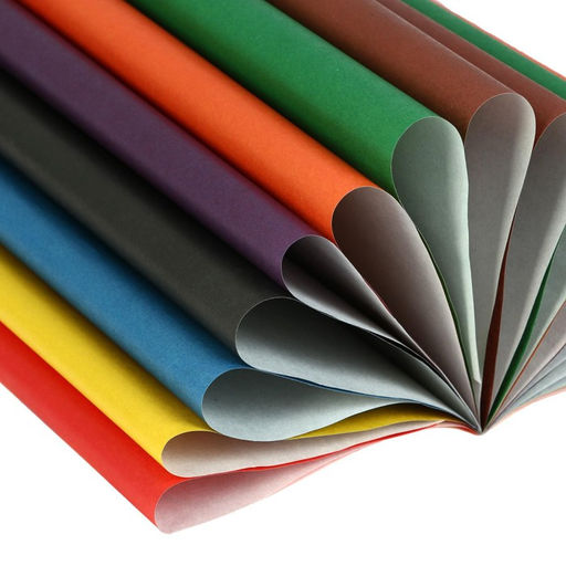 Бумага цветная А4, 16 листов, 8 цветов Calligrata, газетная, на скобе  фото 3