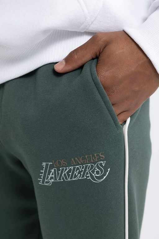 DeFactoFit Облегающие спортивные штаны для джоггеров NBA Los Angeles Lakers  фото 5