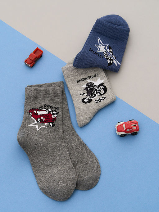 (Omsa) Calzino 23P66 (moto) (ЧЗ) jeans