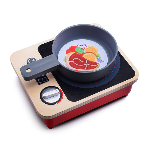 Бытовая техника "Плита со сковородкой" а аксессуарами, в коробке