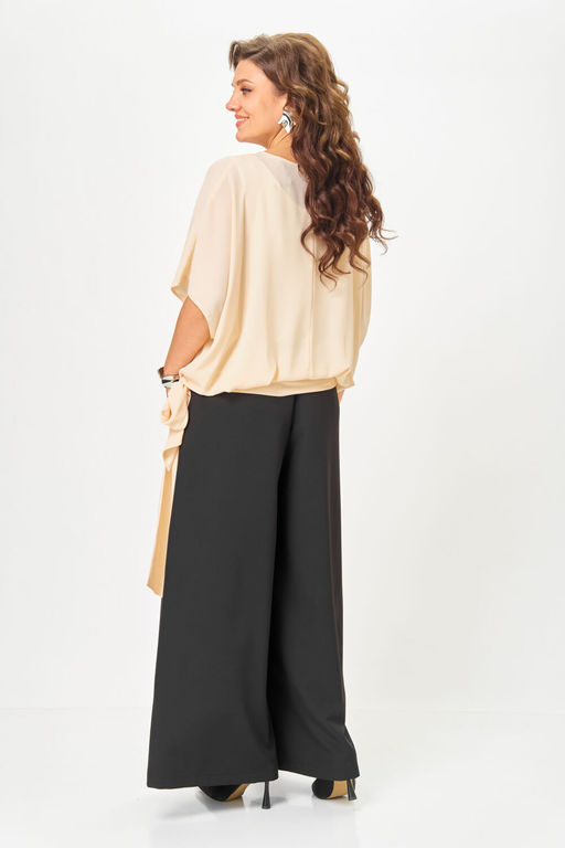 Костюм Anastasia Mak 1287 черный+бежевый фото 3