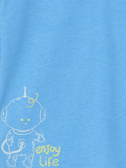 Bisiklet Yaka Uzun Kollu Basic Erkek Bebek Pijama Tak?m? - Waikiki фото 3