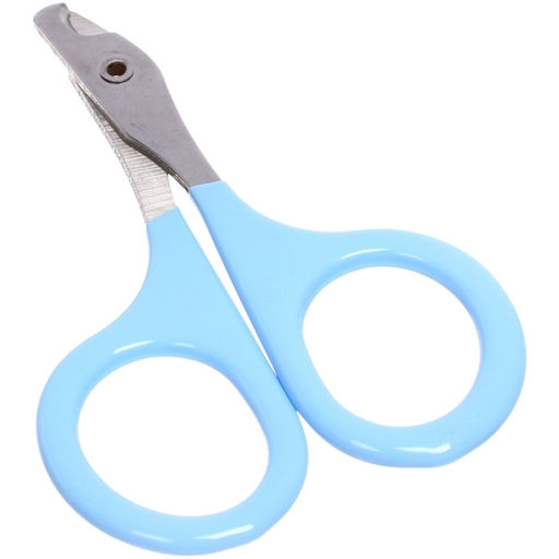 Цена за 4 шт. Когтерез для животных "ЗООУЛЬТРА", механизм ножницы, цвет голубой, 8*5,5см