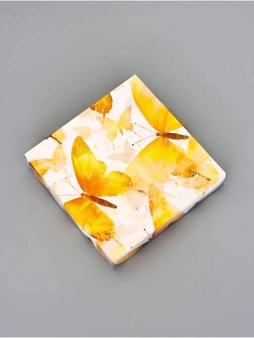 Цена за 5 шт. Коробка для печенья, Подарок для тебя, 15?15?3 см