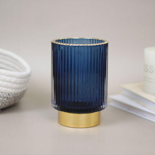 Цена за 4 шт. Подсвечник "Английский стиль" 8,5*12,5 см, Сапфир