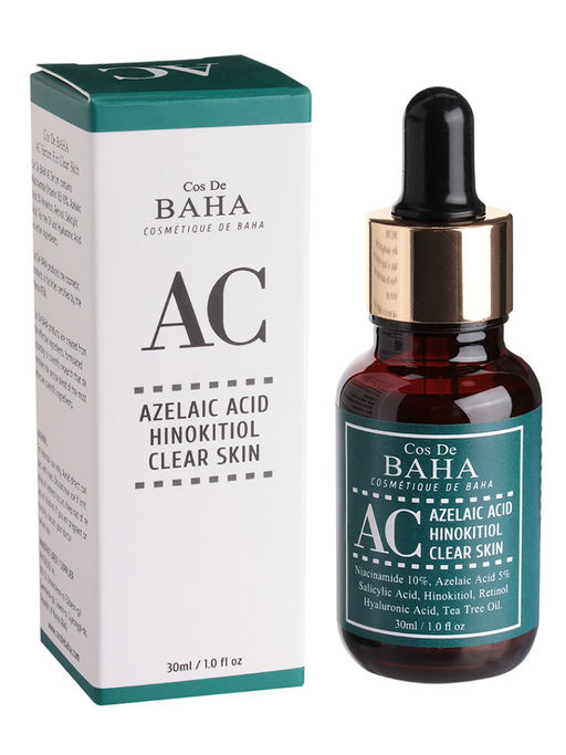 COS DE BAHA Сыворотка AC Azelaic Acid Hinokitiol Clear Skin Serum (30 мл)  фото 5