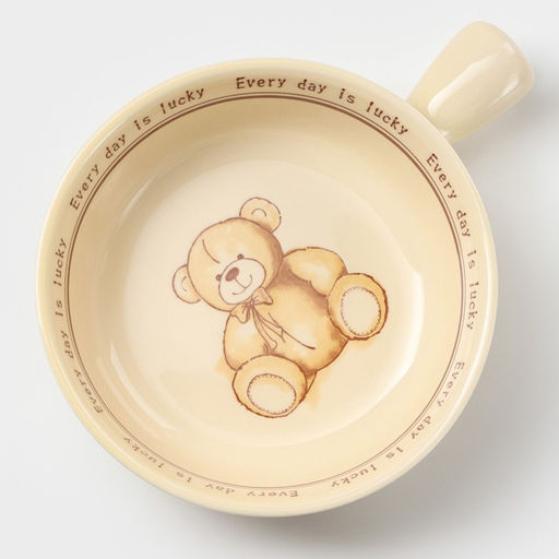 Кокотница «Мишка», 550 мл, керамика, бежевая