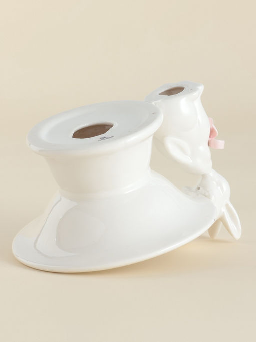 Конфетница SL Home Лесные кролики, 160 мл, 18?15?13 см, фарфор, белая